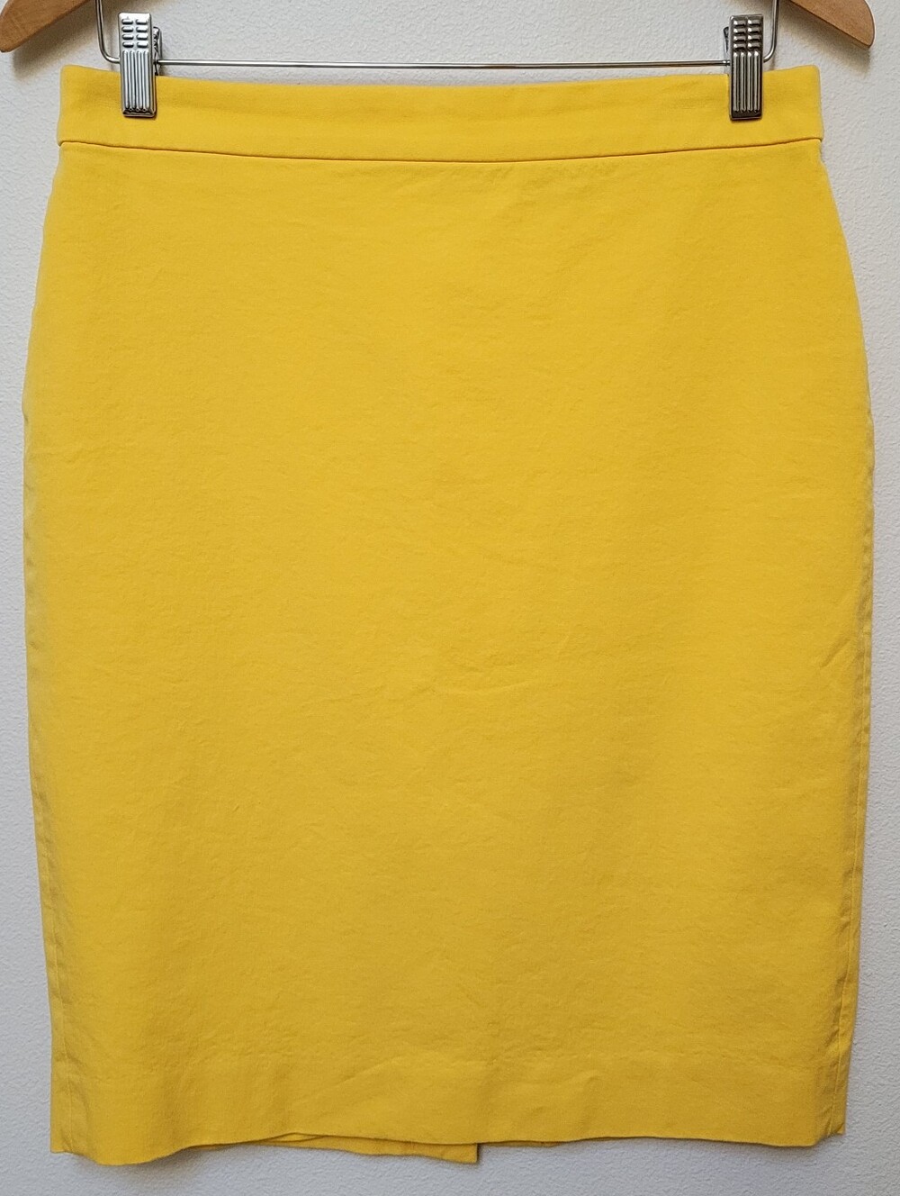 J. Crew No. 2 Midi Pencil Skirt In Canary Yellow